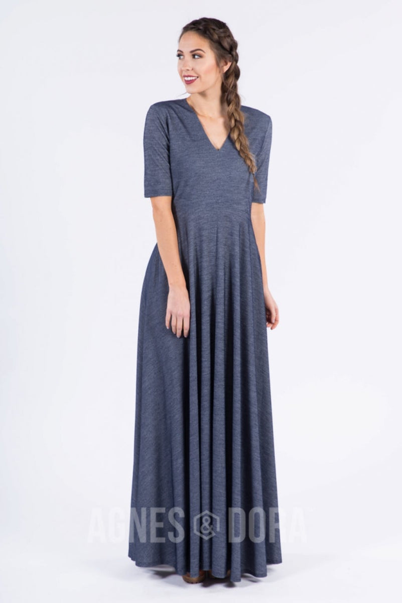 Agnes & Dora™ Maxi Dress in Stretch Denim – Shop Agnes & Dora with Briana