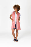 Agnes & Dora™ Cascade Vest Modal Peach Dark
