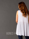 Agnes & Dora™ Muse Tank White