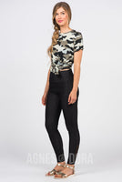 Agnes & Dora™ Knit Jegging Mesh Black