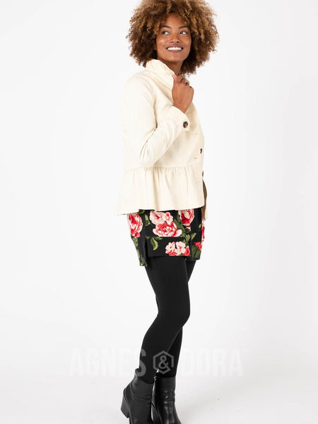 Agnes and dora peplum jacket deals